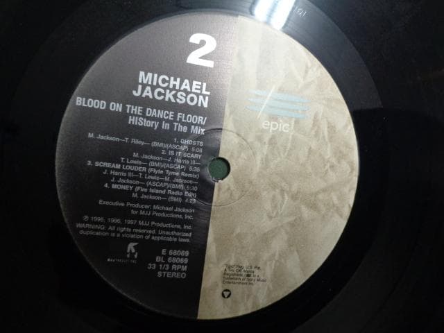 洋楽 MICHAEL JACKSON/BLOOD ON THE DANCE FLOOR