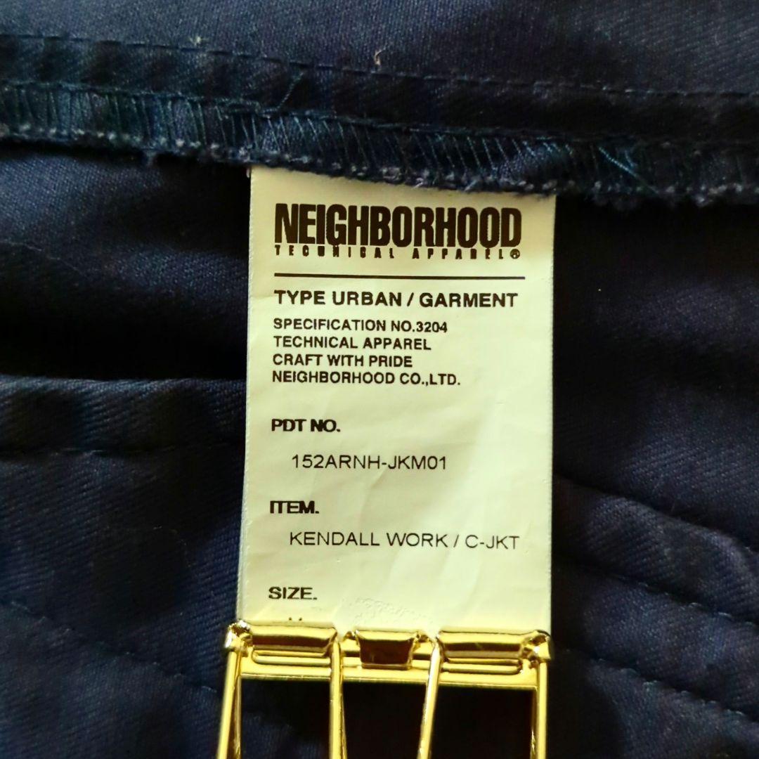 NEIGHBORHOOD　バックプリント　オーバルロゴ　ワーク ジャケット