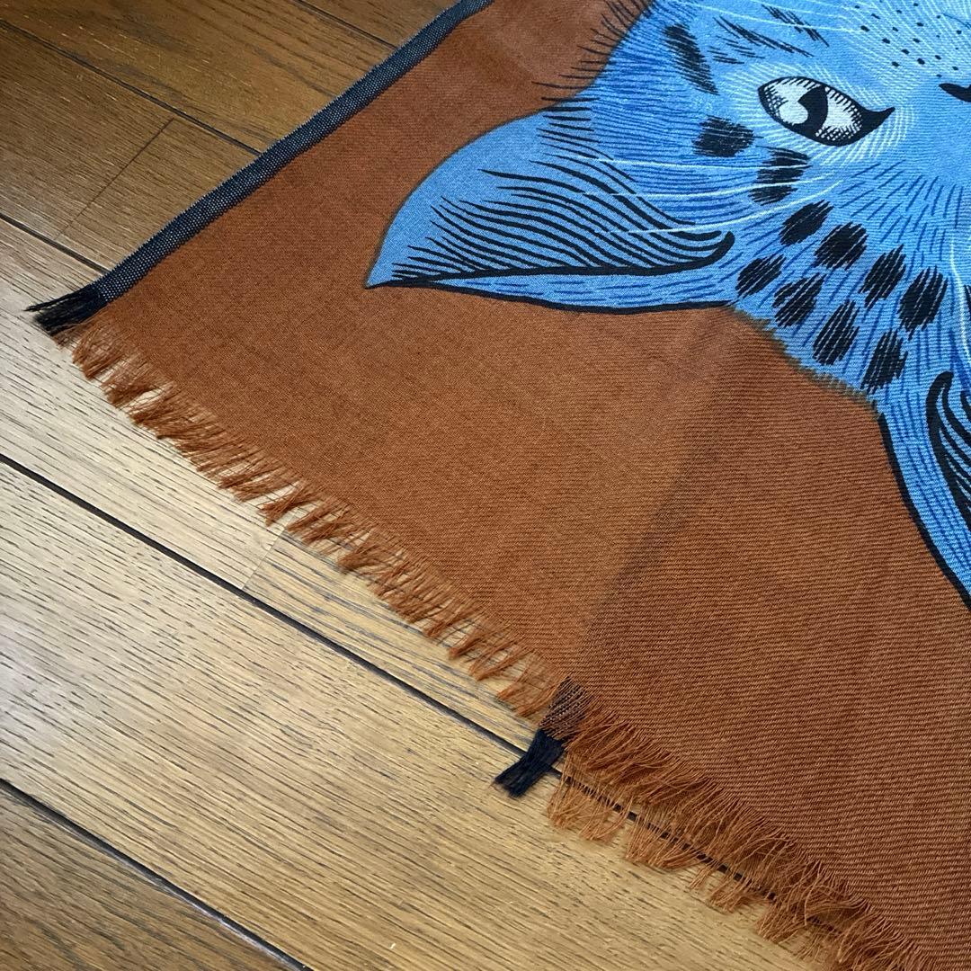 新品★INOUI EDITIONS★猫　ネコ　ストール　ウール　シルク