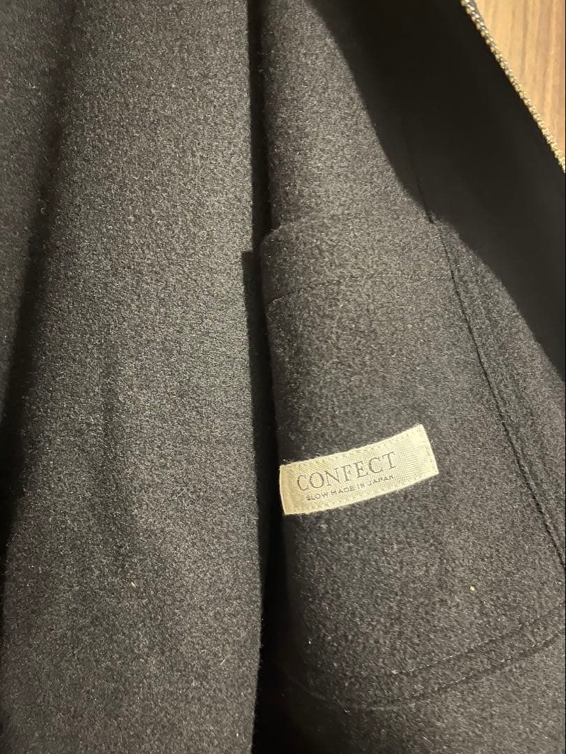 confect ウールカシミヤフリースジップアップブルゾン