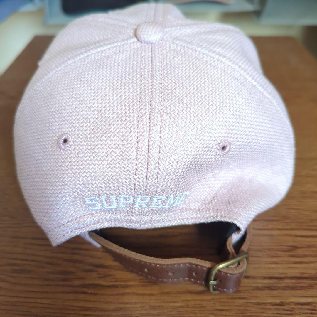 帽子 Supreme Raffia S Logo 6 Panel Cap Pink