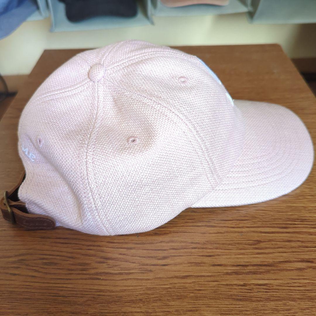 帽子 Supreme Raffia S Logo 6 Panel Cap Pink