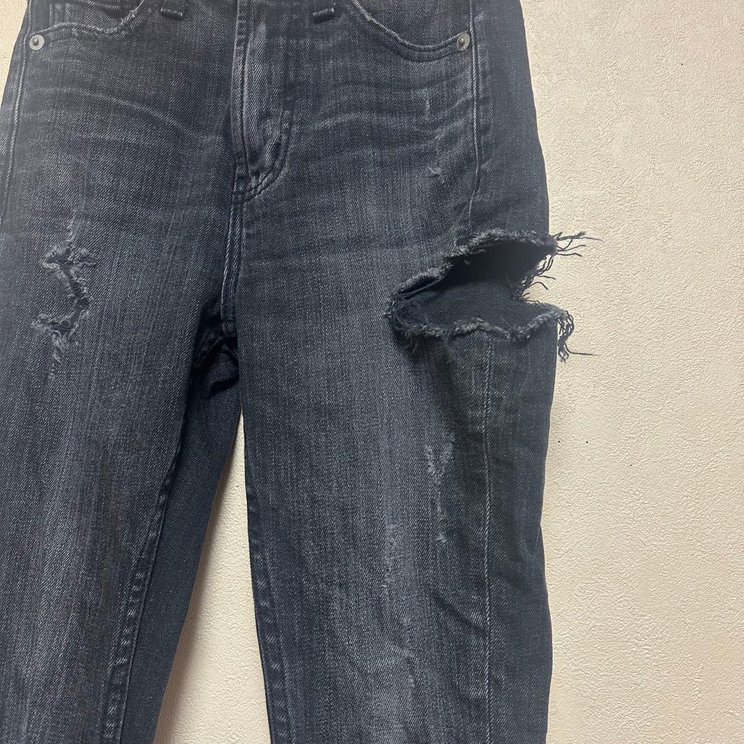 GYDA M/W SIDE RIPPEDスキニーデニムパンツ XS MOUSSY