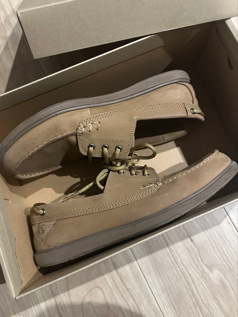 【値段交渉可】　Clarks Bratton Boat ブラウン