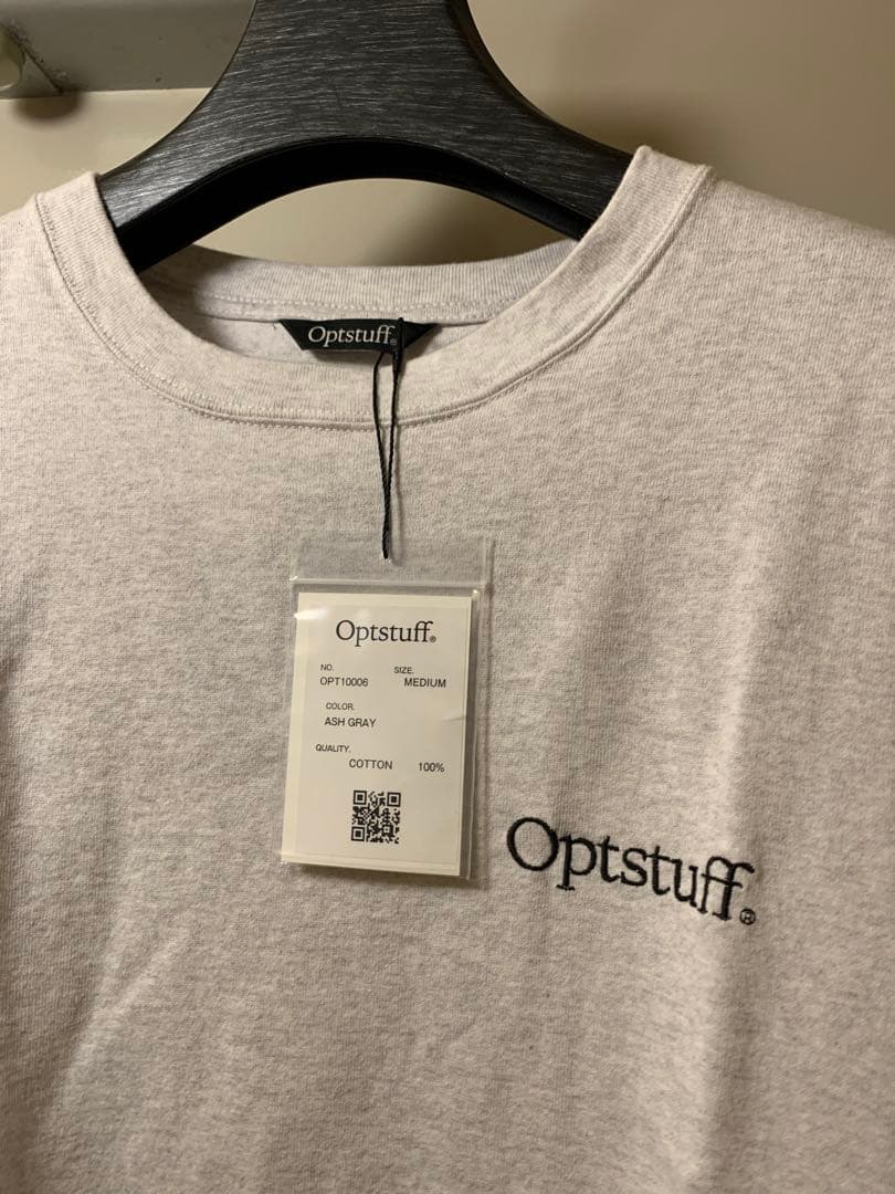 Optstuff グレー Tシャツ Mサイズ