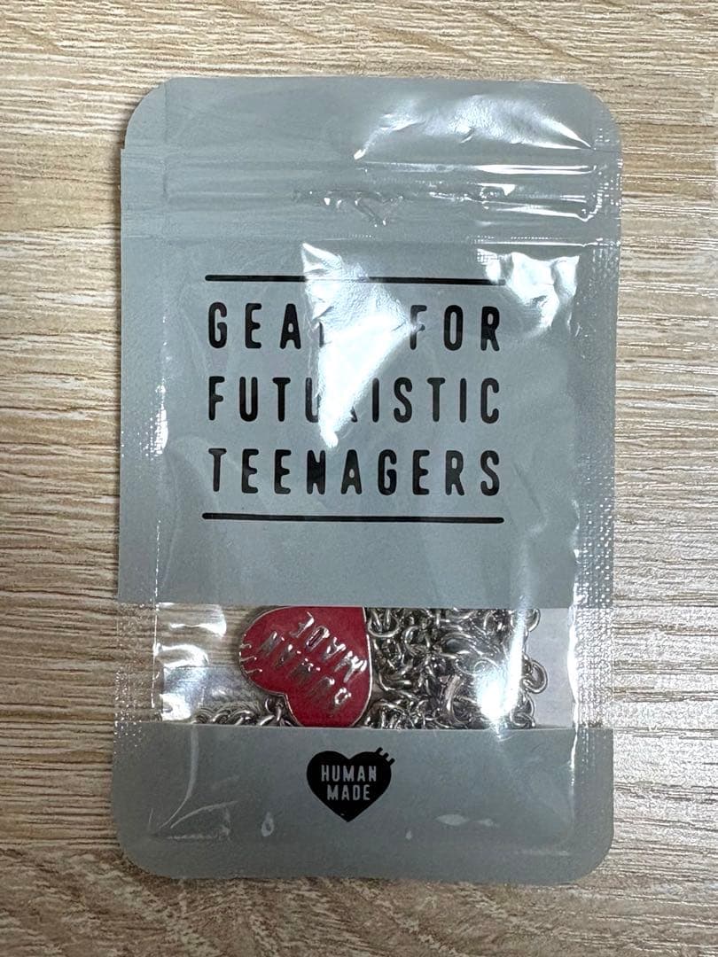 つかさ　HUMAN MADE Heart Necklace RED