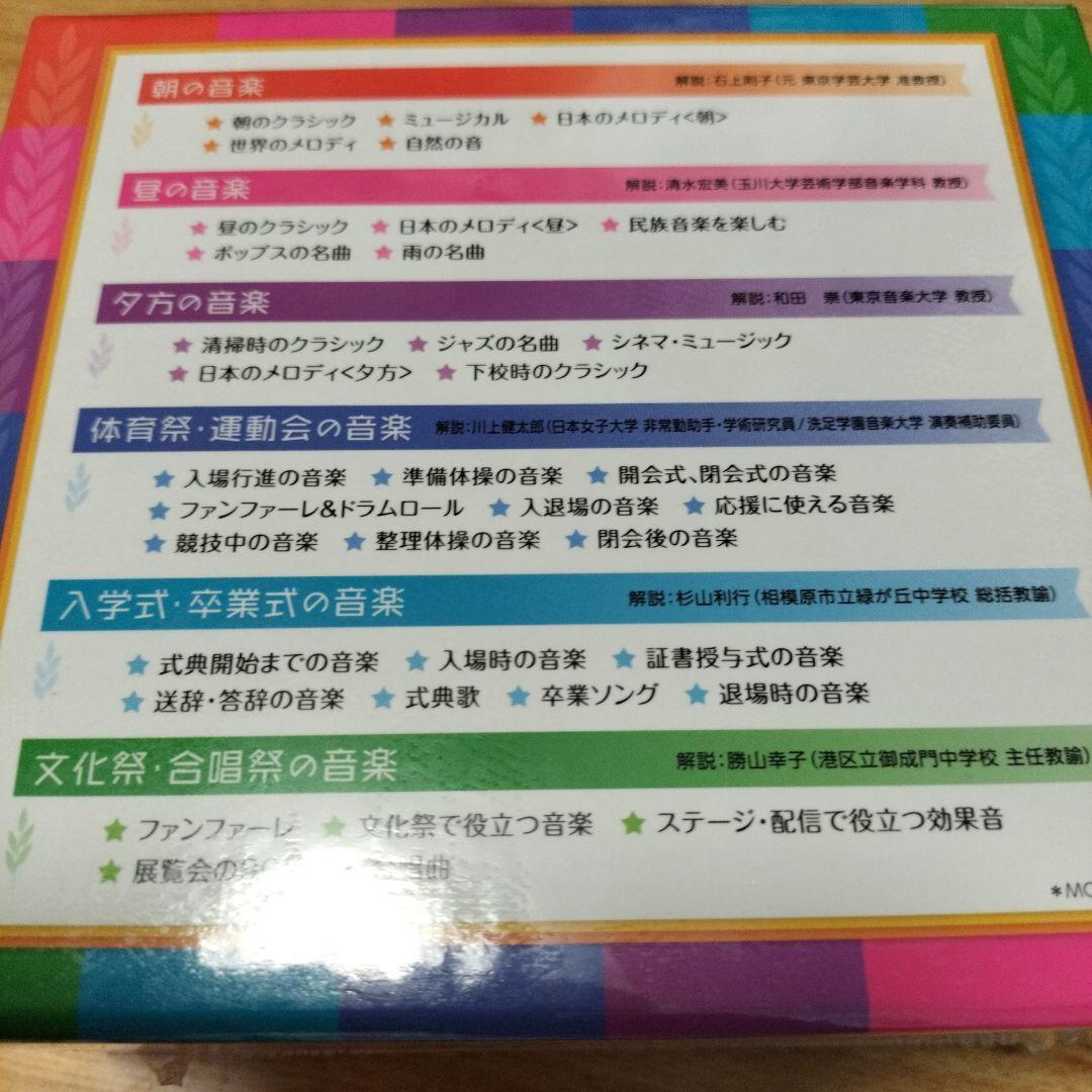 中学校 行事・放送用音楽集　　新品　未使用　未開封