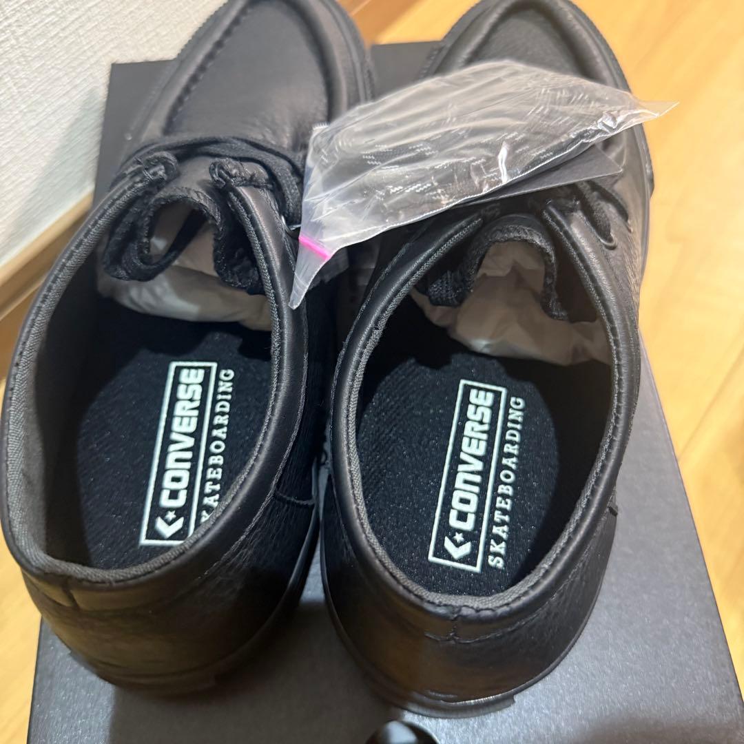 新品！コンバースCS モカシン SK LE OX ブラック　スニーカー