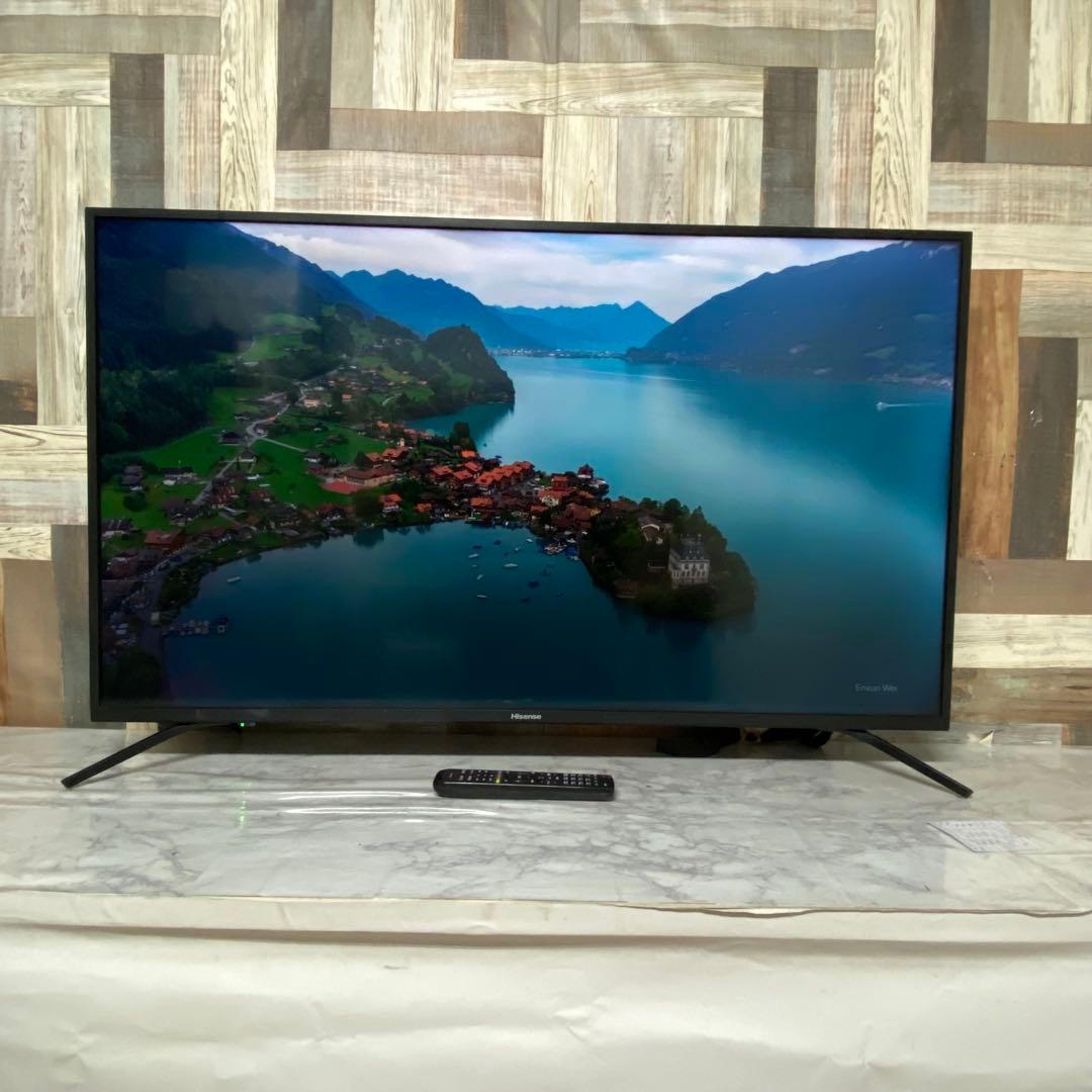 全国送料込❣️ ハイセンス 50V型4K液晶テレビ外付けHDD 裏番組録画対応