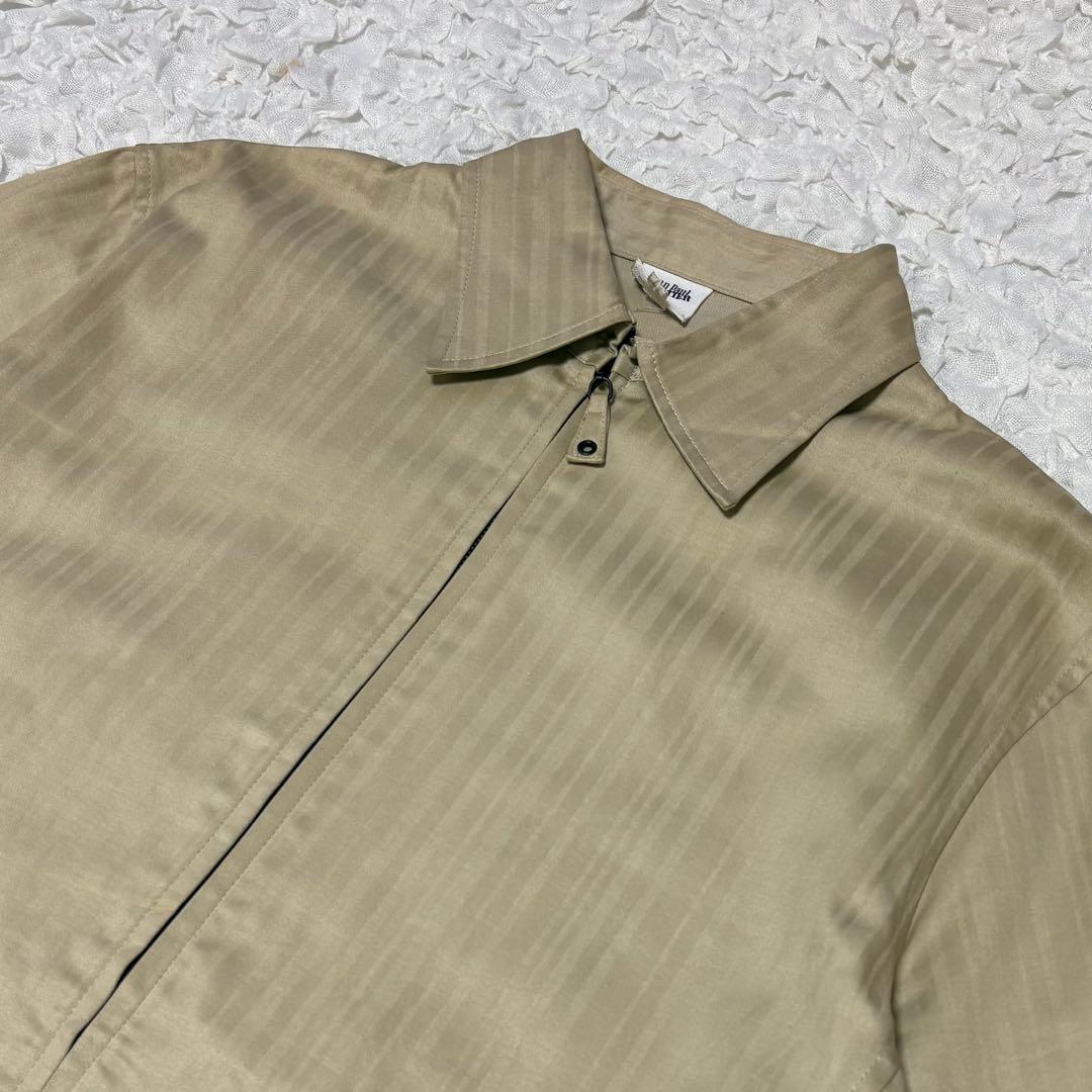 90s Jean Paul GAULTIER HOMME ストライプ短丈ブルゾン