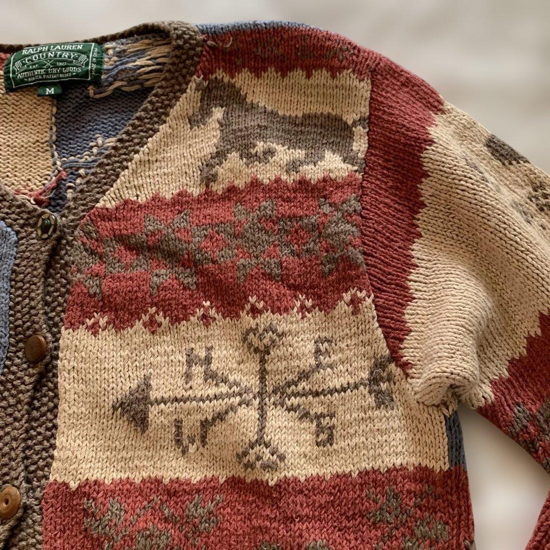 Ralph Lauren Country ニットカーディガン M