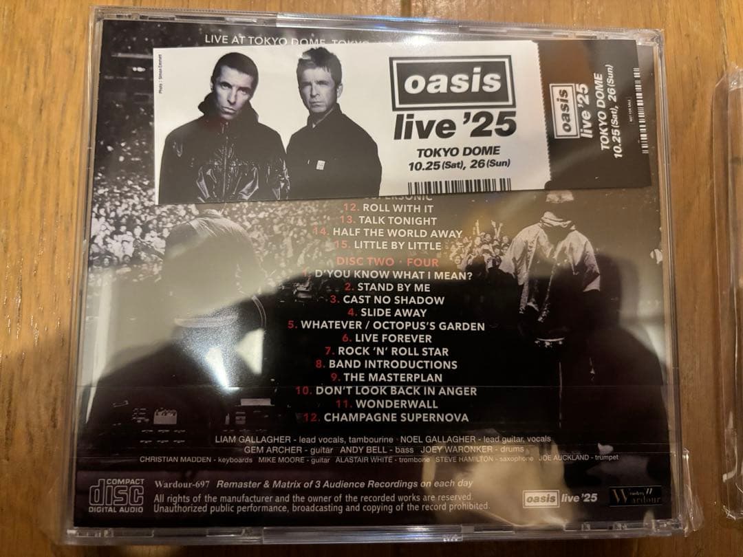 oasis DEFINITIVE TOKYO DOME 2025 新品 初回特典