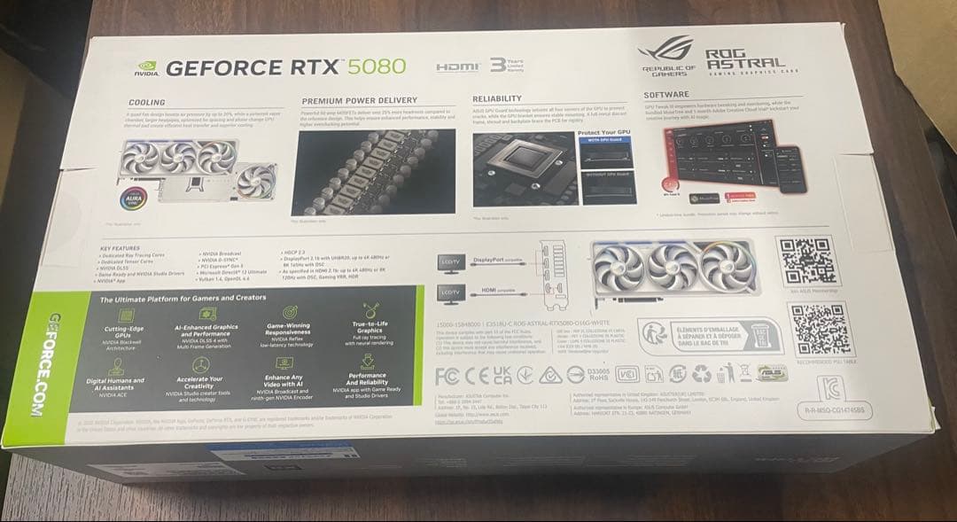 s*a様 ASUS ROG Astral GeForce RTX 5080 16