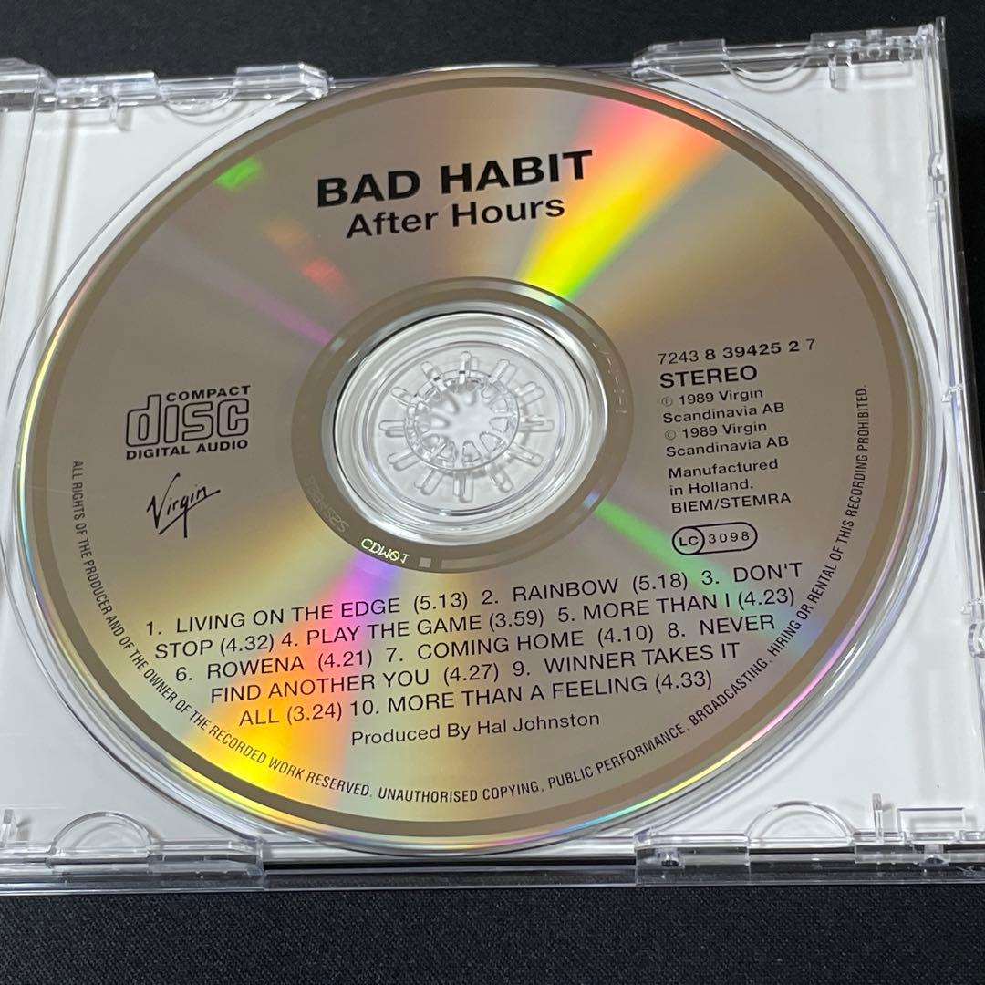 BAD HABIT/AFTER HOURS 北欧メロハー