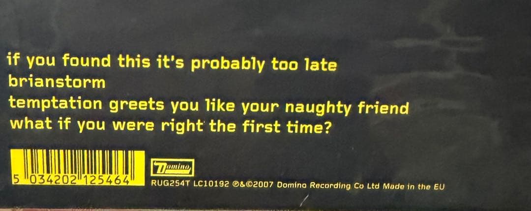 Arctic Monkeys Brianstorm 10インチ 名曲 レコード