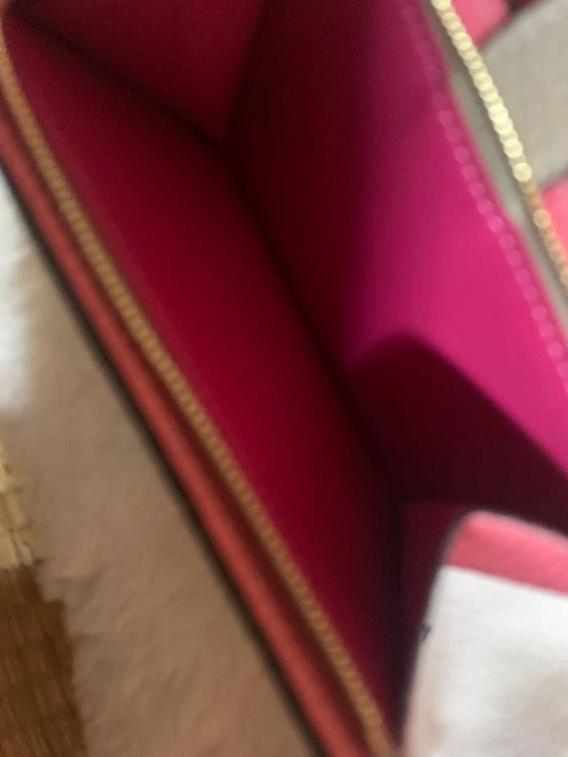 BONAVENTURA ボナベンチュラ 二つ折り財布 グレージュ ハートチャーム