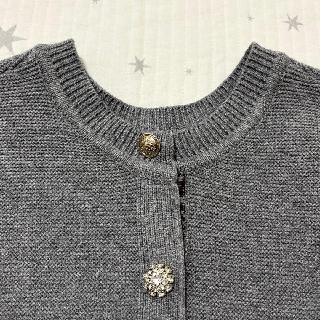 美品✨アルアバイル　2025AW ラビットカフクレイジー釦2WAYプルオーバー