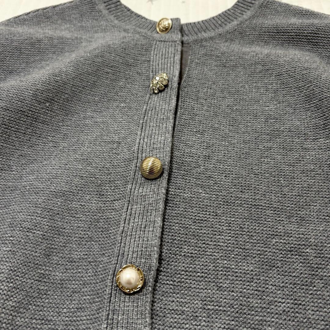 美品✨アルアバイル　2025AW ラビットカフクレイジー釦2WAYプルオーバー