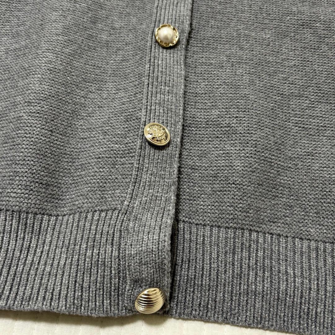 美品✨アルアバイル　2025AW ラビットカフクレイジー釦2WAYプルオーバー