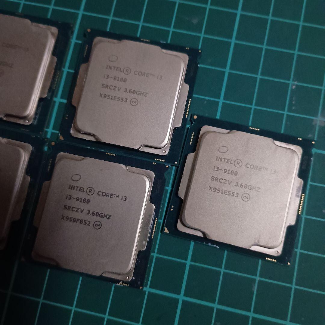 Intel Core i3-9100 CPU 3.60GHz 5枚セット
