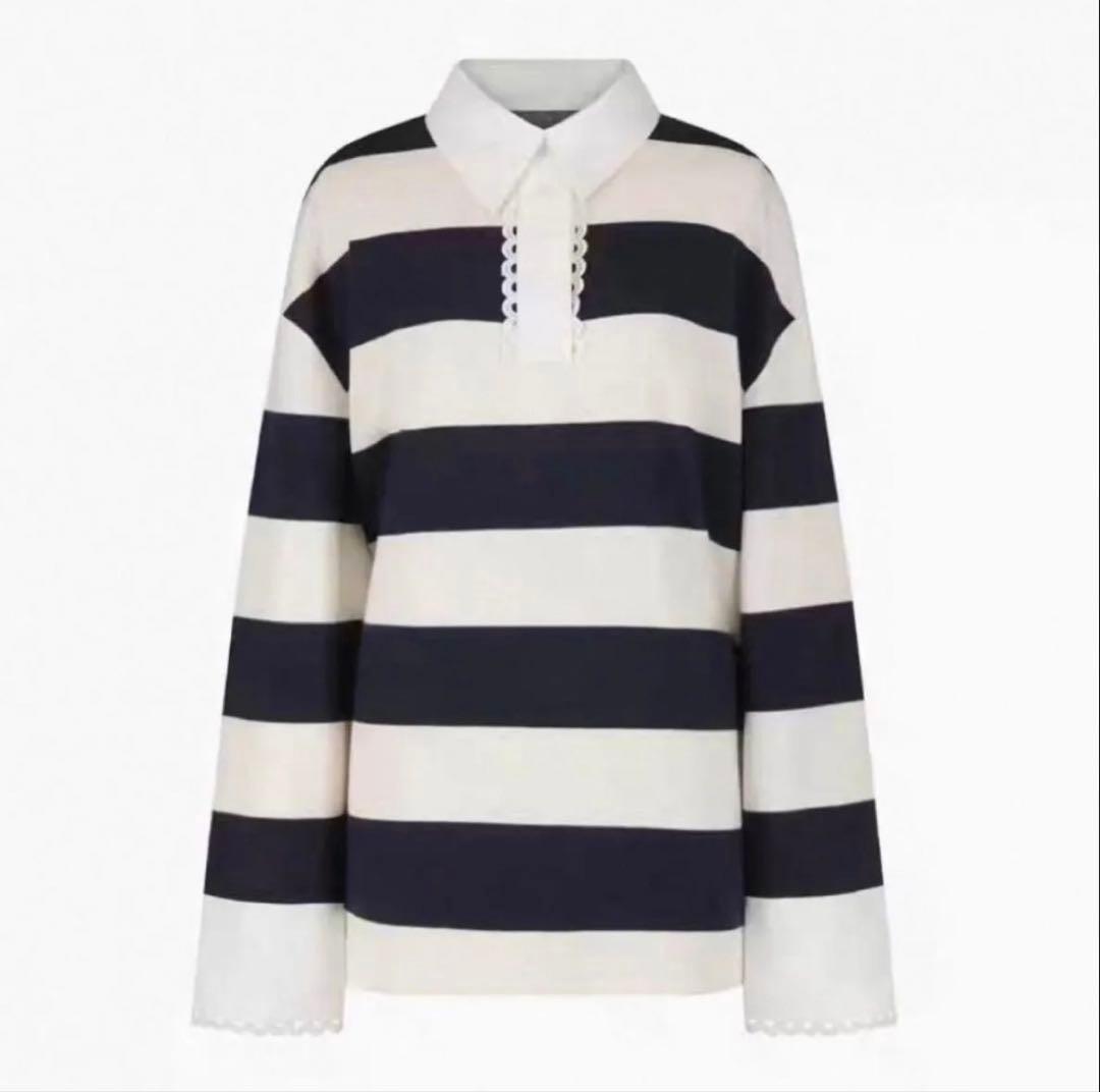 Bibiy. B. FRANCINE RUGBY TOP ネイビー