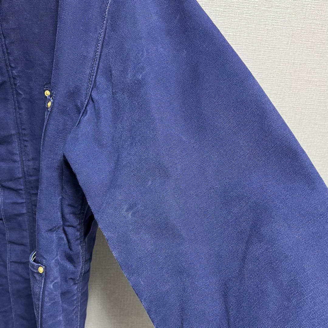 カーハート チョアコート ネイビー 星タグ 80s ジップ Stussy元ネタ