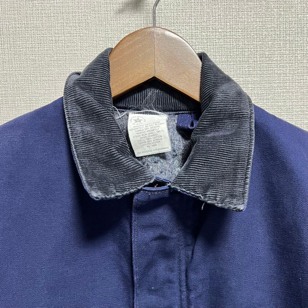 カーハート チョアコート ネイビー 星タグ 80s ジップ Stussy元ネタ
