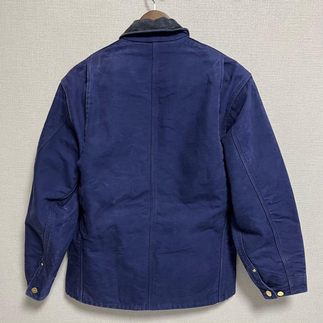 カーハート チョアコート ネイビー 星タグ 80s ジップ Stussy元ネタ
