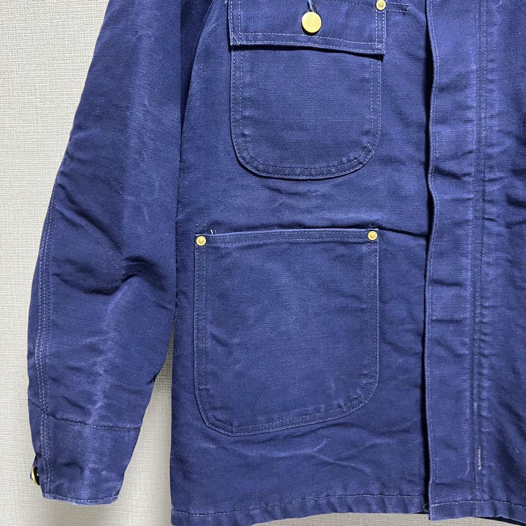 カーハート チョアコート ネイビー 星タグ 80s ジップ Stussy元ネタ