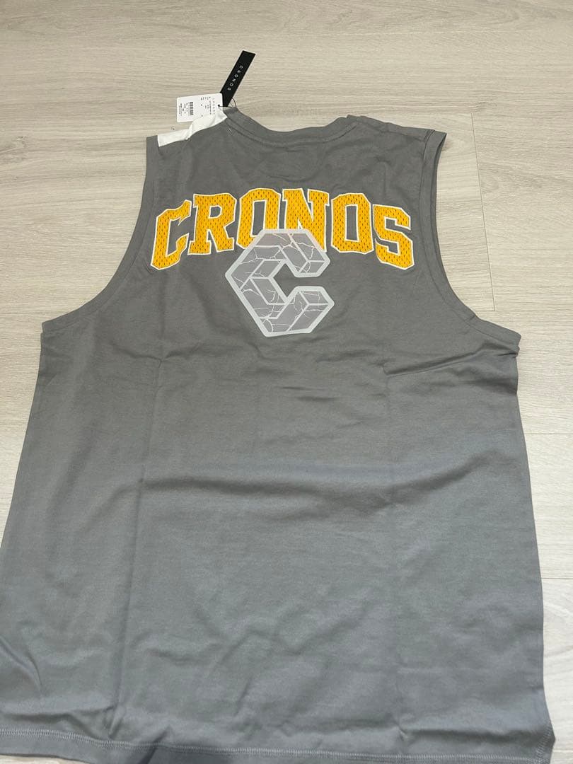 CRONOS グレー ノースリーブタンクトップ