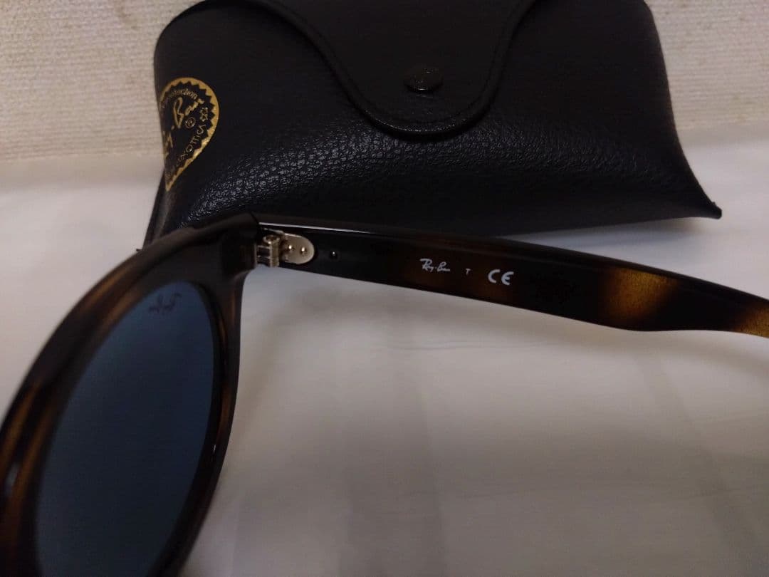 Ray Ban べっ甲フレーム　ブルーレンズ　レイバン
