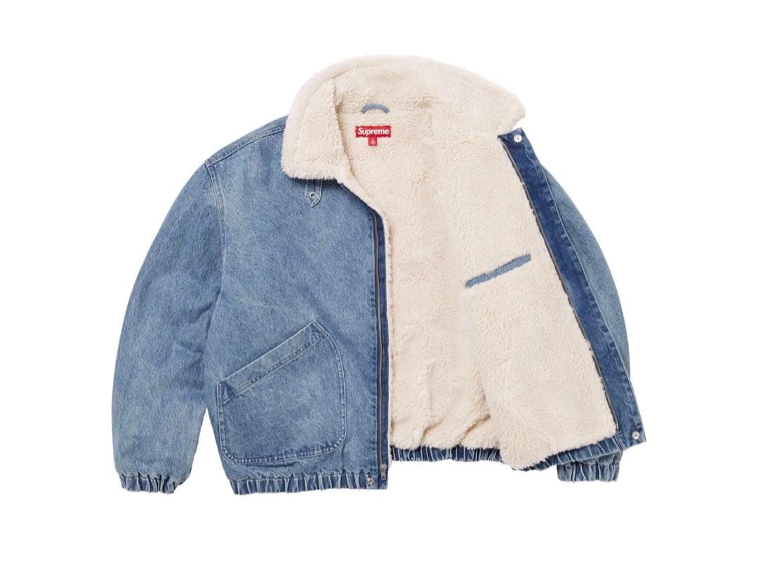 ジャケット・アウター Faux Shearling Lined Bomber Jacket