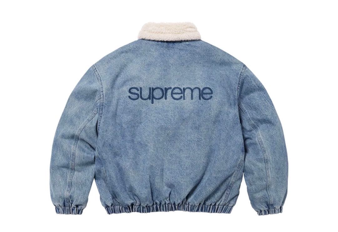 ジャケット・アウター Faux Shearling Lined Bomber Jacket