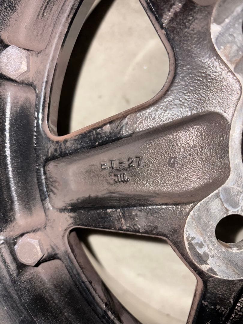 ロンシャンXR4　15インチ　9jj　-27　2本！　114.3 4穴