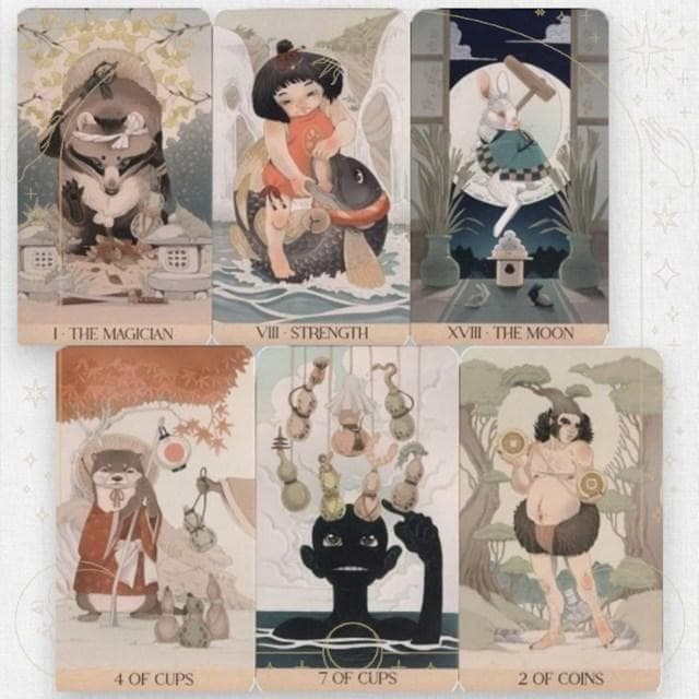 【正規品タロットカード】人気デッキ✨日本伝承の世界✨日本の妖怪を描いたタロット