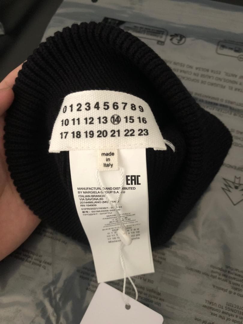 Maison Margiela メゾンマルジェラ 4ステッチニット帽