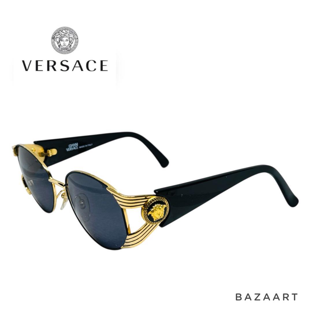 VERSACE ヴェルサーチ サングラス MOD S64 メデューサ 黒ゴールド