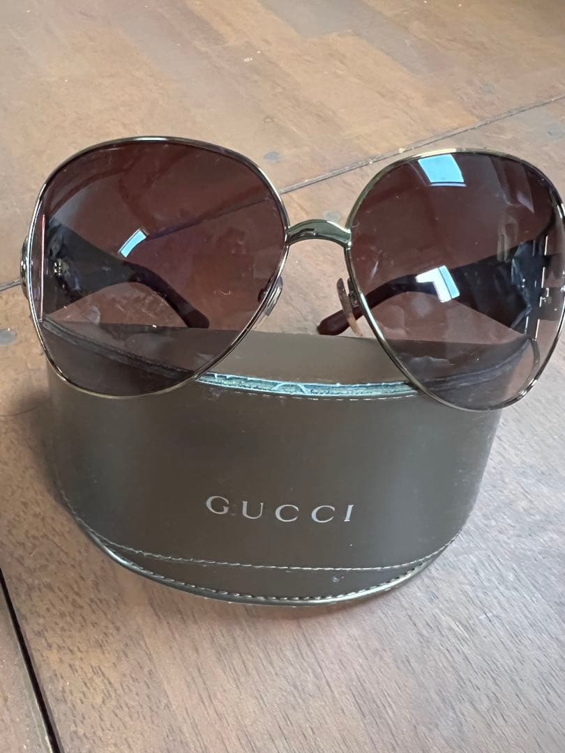 GUCCI ブラウン サングラス