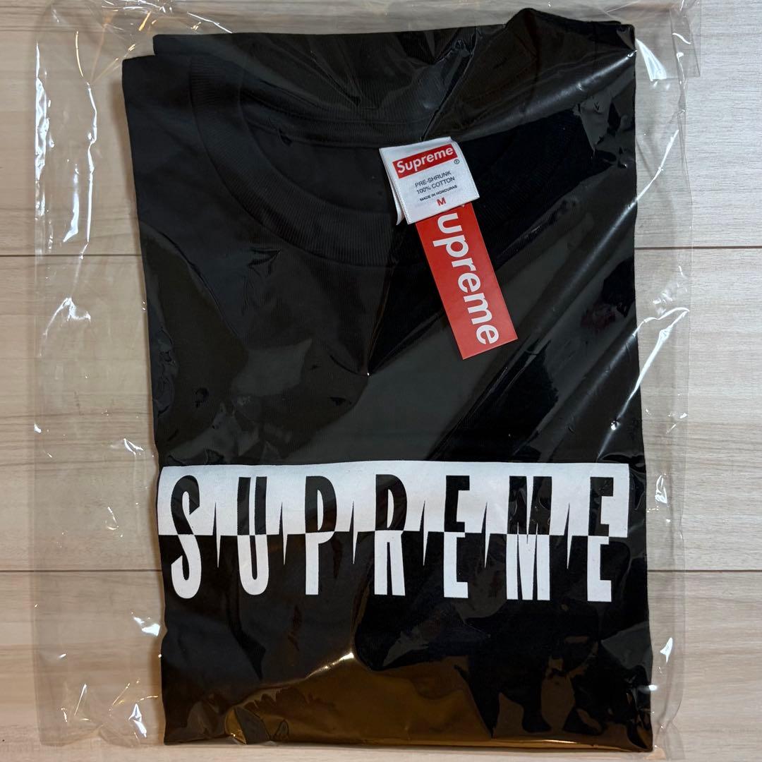 Supreme Split Tee Black シュプリーム スプリットT M