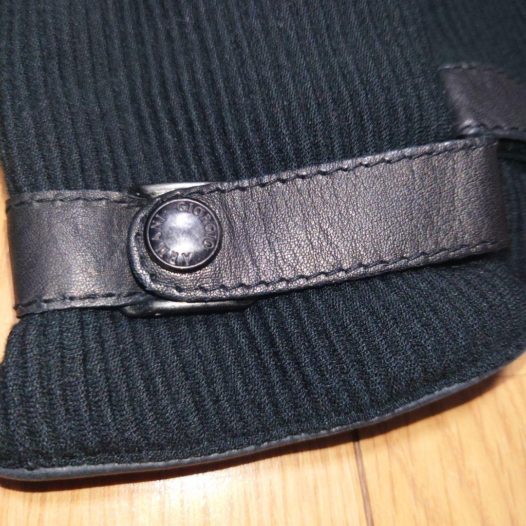 美品 ARMANI COLLEZIONI カシミヤ ラムレザー 手袋 アルマーニ