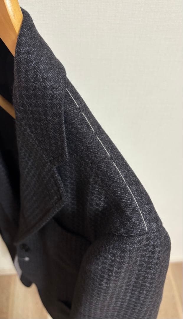 【新品未使用】Ring Jacket ウールジャケット Size：46 グレー