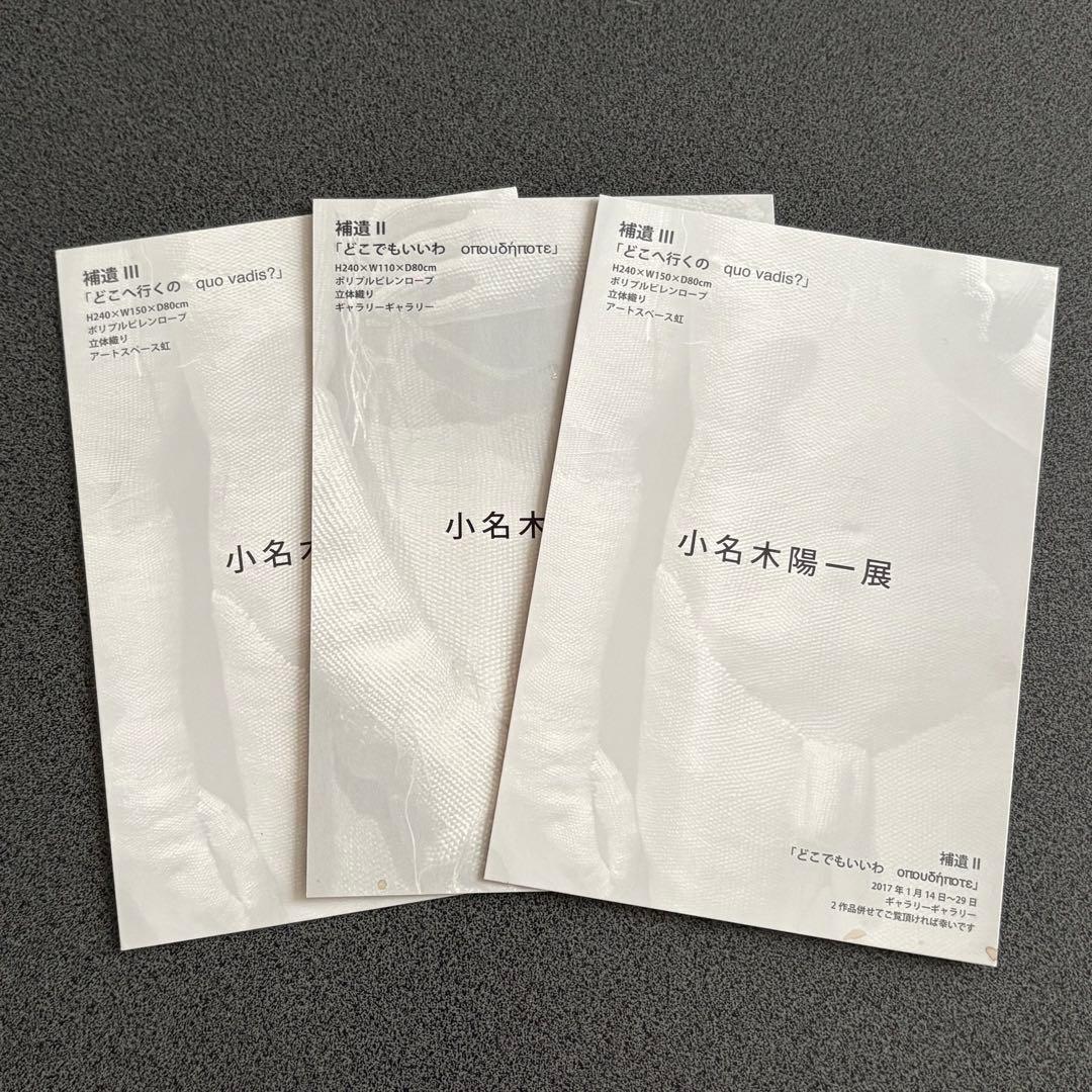 onagi 小名木陽一 図録 作品集
