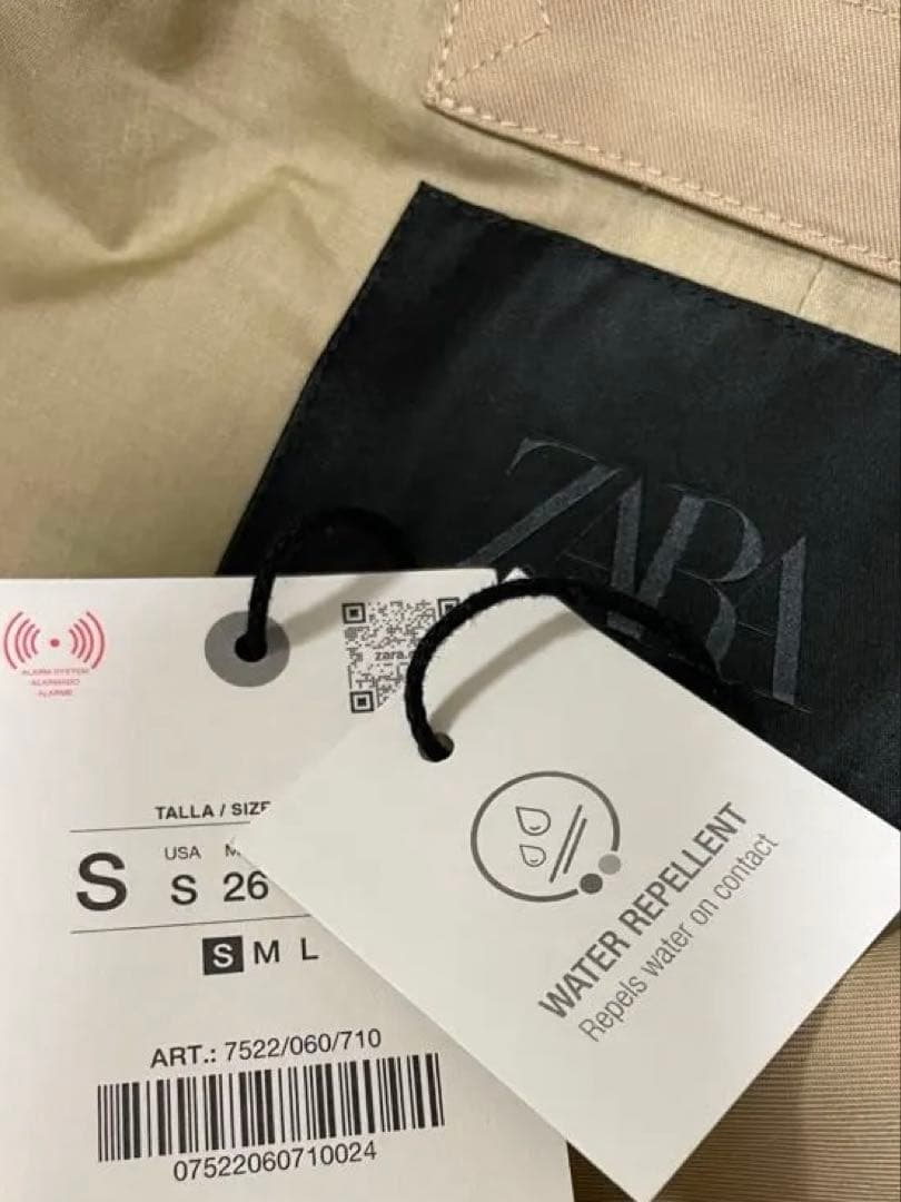 P*♡様 ZARAショート丈ハイネックトレンチコート