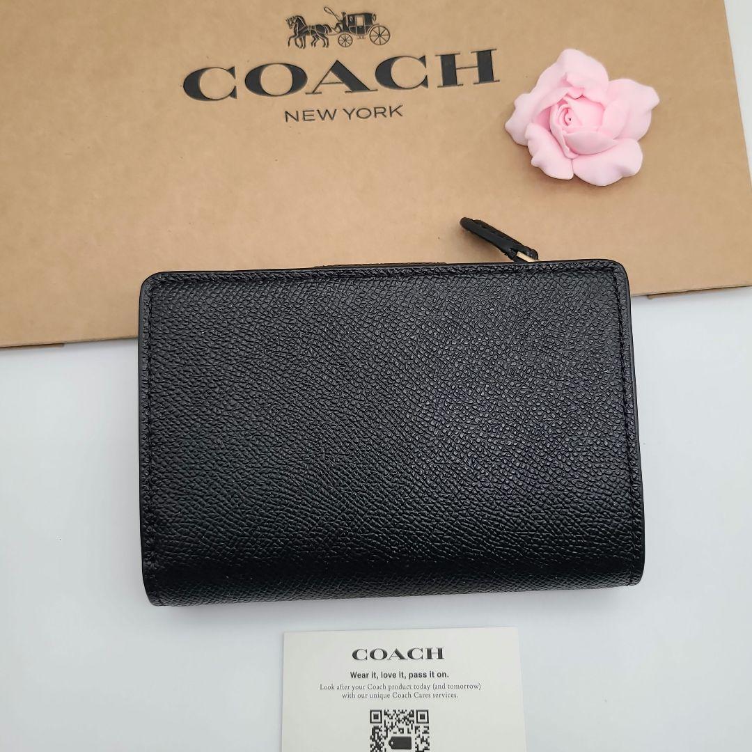 新品　COACH　コーチ　折り財布　ジップウォレット　正規品