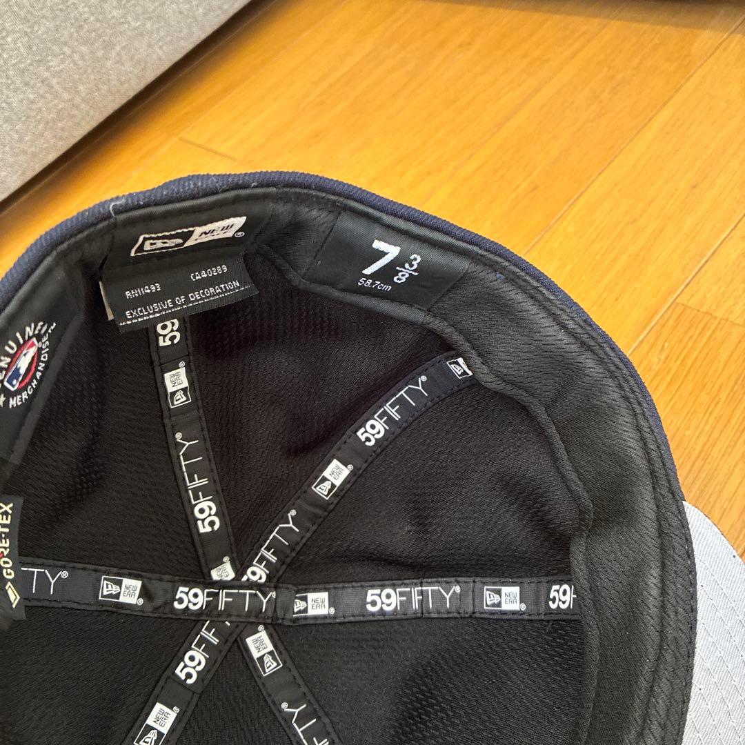 New Era 59FIFTY ネイビーキャップ 7 3/8 GORE -TEX