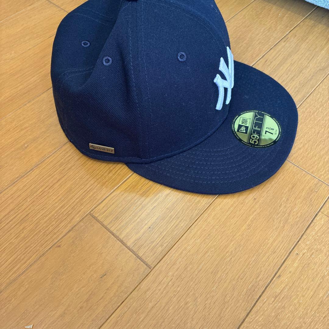 New Era 59FIFTY ネイビーキャップ 7 3/8 GORE -TEX
