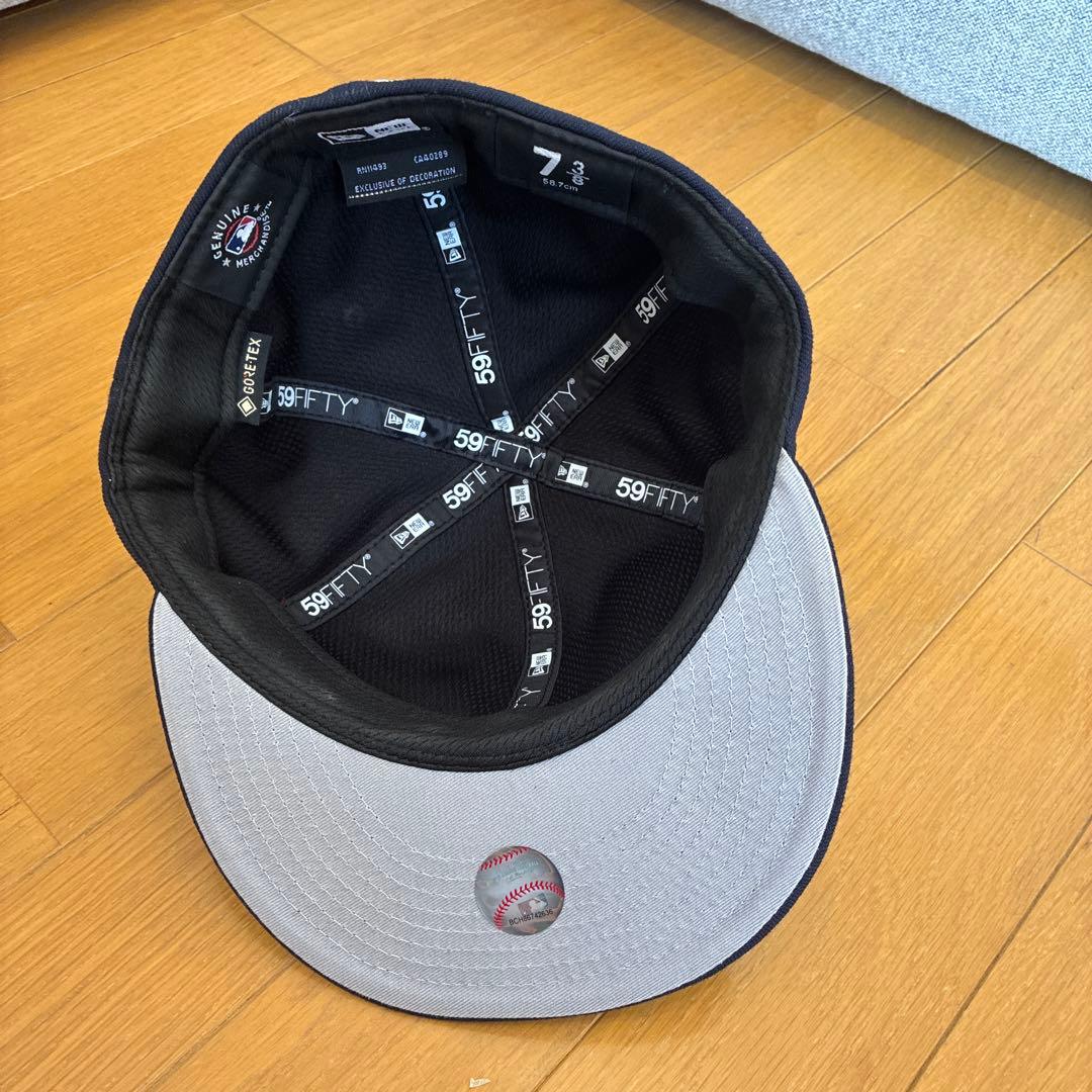 New Era 59FIFTY ネイビーキャップ 7 3/8 GORE -TEX
