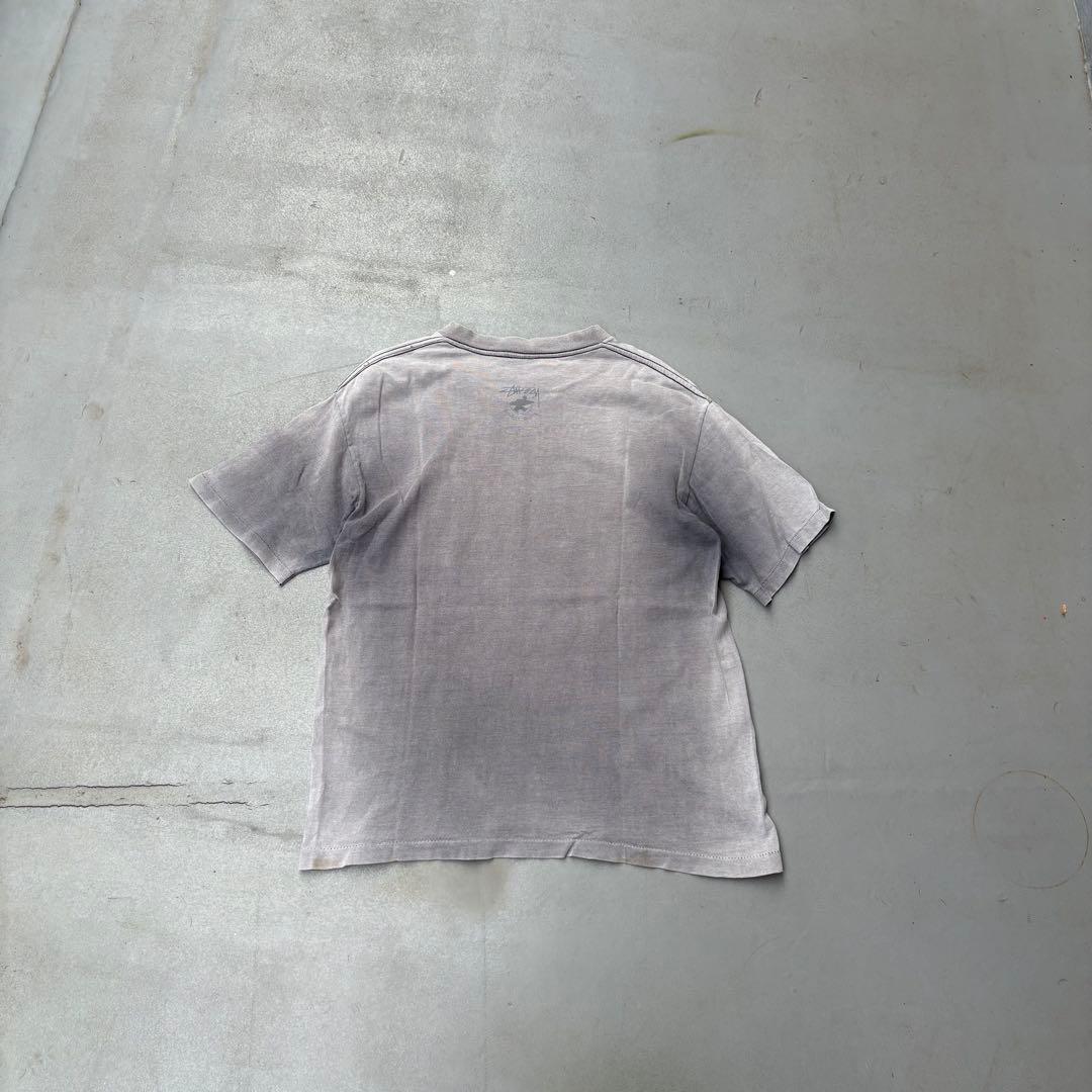 80s Old stussy USA製　黒タグ　ストックロゴ　tシャツ　メンズ