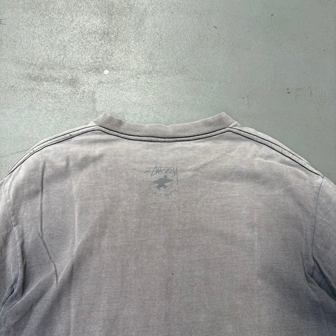 80s Old stussy USA製　黒タグ　ストックロゴ　tシャツ　メンズ