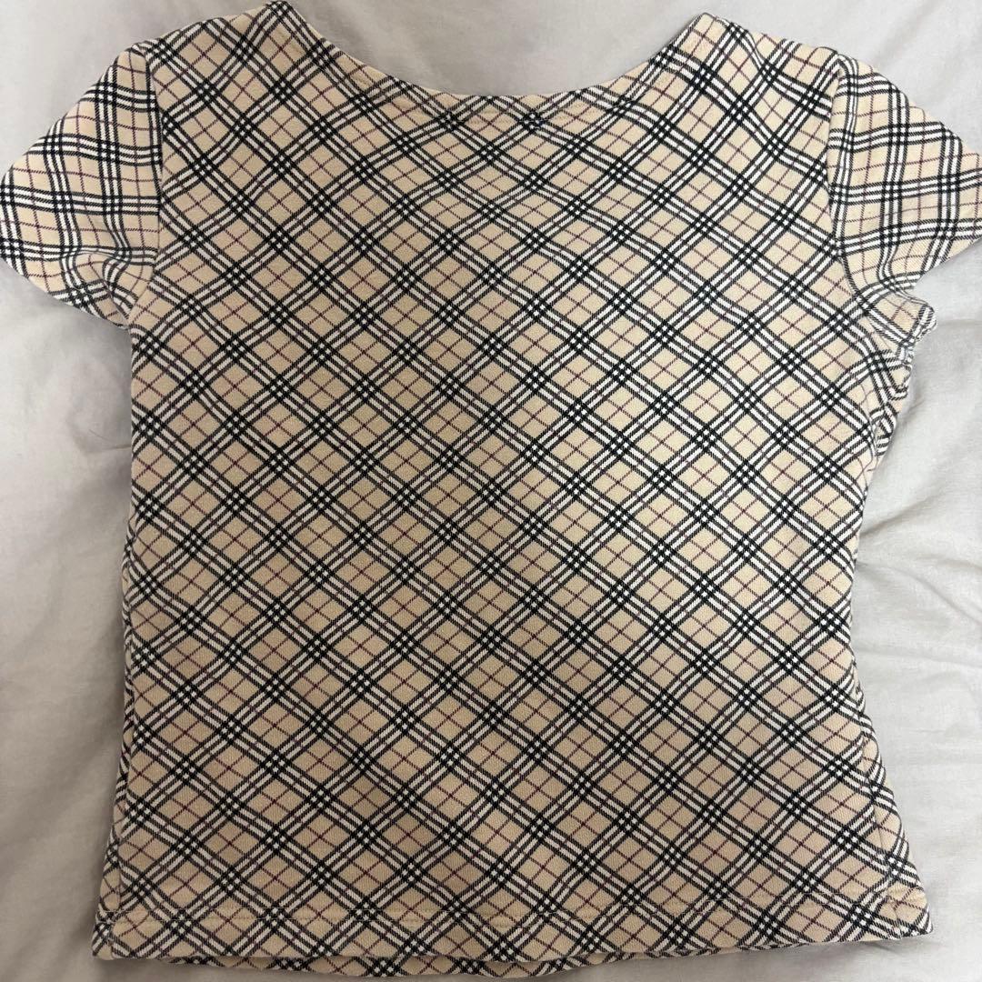 BURBERRY チェック柄 半袖Tシャツ M
